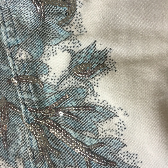 Just Cavalli Embellished Denim Mini Skirt - Picture 2 of 5